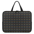 Rainbow LGBT Peace Sign Pattern Print Laptop Sleeve With Handle