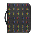 Rainbow LGBT Peace Sign Pattern Print Leather Bible Cover