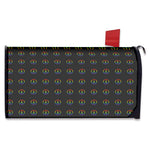 Rainbow LGBT Peace Sign Pattern Print Mailbox Cover