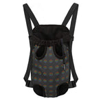 Rainbow LGBT Peace Sign Pattern Print Pet Carrier Backpack