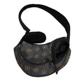 Rainbow LGBT Peace Sign Pattern Print Pet Sling Carrier