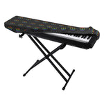 Rainbow LGBT Peace Sign Pattern Print Piano Keyboard Cover