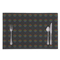 Rainbow LGBT Peace Sign Pattern Print Placemat