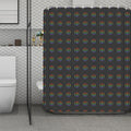 Rainbow LGBT Peace Sign Pattern Print Polyester Shower Curtain