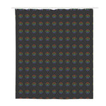 Rainbow LGBT Peace Sign Pattern Print Polyester Shower Curtain