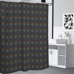 Rainbow LGBT Peace Sign Pattern Print Premium Shower Curtain
