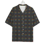 Rainbow LGBT Peace Sign Pattern Print Rayon Hawaiian Shirt