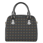 Rainbow LGBT Peace Sign Pattern Print Shoulder Handbag