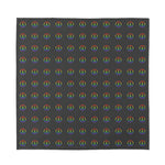 Rainbow LGBT Peace Sign Pattern Print Silk Bandana
