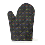 Rainbow LGBT Peace Sign Pattern Print Single Oven Mitt