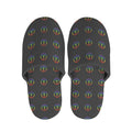 Rainbow LGBT Peace Sign Pattern Print Slippers
