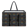 Rainbow LGBT Peace Sign Pattern Print Utility Tote Bag