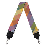 Rainbow LGBT Plaid Pattern Print Bag Strap