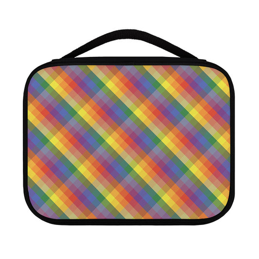 Rainbow LGBT Plaid Pattern Print Classic Bible Case
