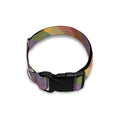 Rainbow LGBT Plaid Pattern Print Dog Collar