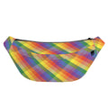 Rainbow LGBT Plaid Pattern Print Fanny Pack