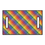 Rainbow LGBT Plaid Pattern Print Golf Cart Seat Cover