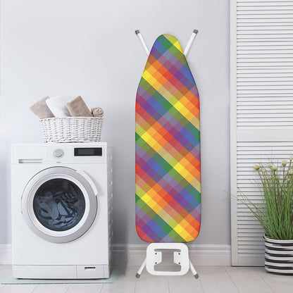 Rainbow LGBT Plaid Pattern Print Ironing Board Cover