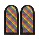 Rainbow LGBT Plaid Pattern Print Skillet Handle Cover