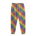 Rainbow LGBT Plaid Pattern Print Sweatpants