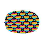 Rainbow LGBT Pride Heart Pattern Print Car Side Mirror Covers