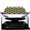 Rainbow LGBT Pride Heart Pattern Print Car Windshield Snow Cover