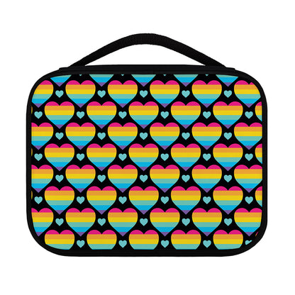 Rainbow LGBT Pride Heart Pattern Print Classic Bible Case