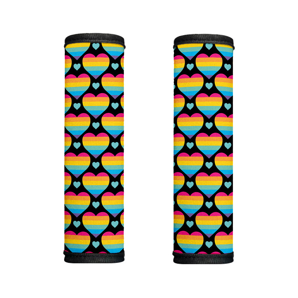 Rainbow LGBT Pride Heart Pattern Print Handle Covers