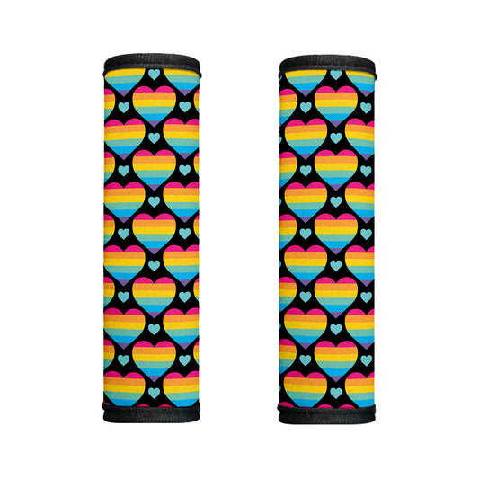 Rainbow LGBT Pride Heart Pattern Print Handle Covers