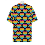 Rainbow LGBT Pride Heart Pattern Print Hawaiian Shirt