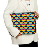 Rainbow LGBT Pride Heart Pattern Print Laptop Sleeve