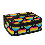 Rainbow LGBT Pride Heart Pattern Print Small Lunch Bag