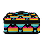 Rainbow LGBT Pride Heart Pattern Print Small Lunch Bag