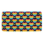 Rainbow LGBT Pride Heart Pattern Print Towel