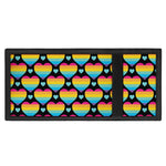 Rainbow LGBT Pride Heart Pattern Print Trifold Wallet