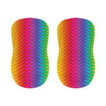 Rainbow Mermaid Scale Pattern Print Bar Stool Covers
