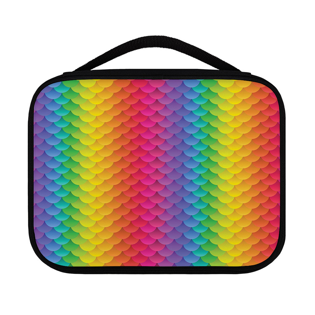 Rainbow Mermaid Scale Pattern Print Classic Bible Case