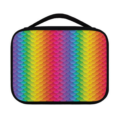 Rainbow Mermaid Scale Pattern Print Classic Bible Case