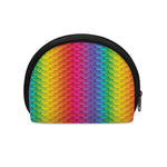 Rainbow Mermaid Scale Pattern Print Coin Purse