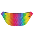 Rainbow Mermaid Scale Pattern Print Fanny Pack