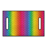 Rainbow Mermaid Scale Pattern Print Golf Cart Seat Cover