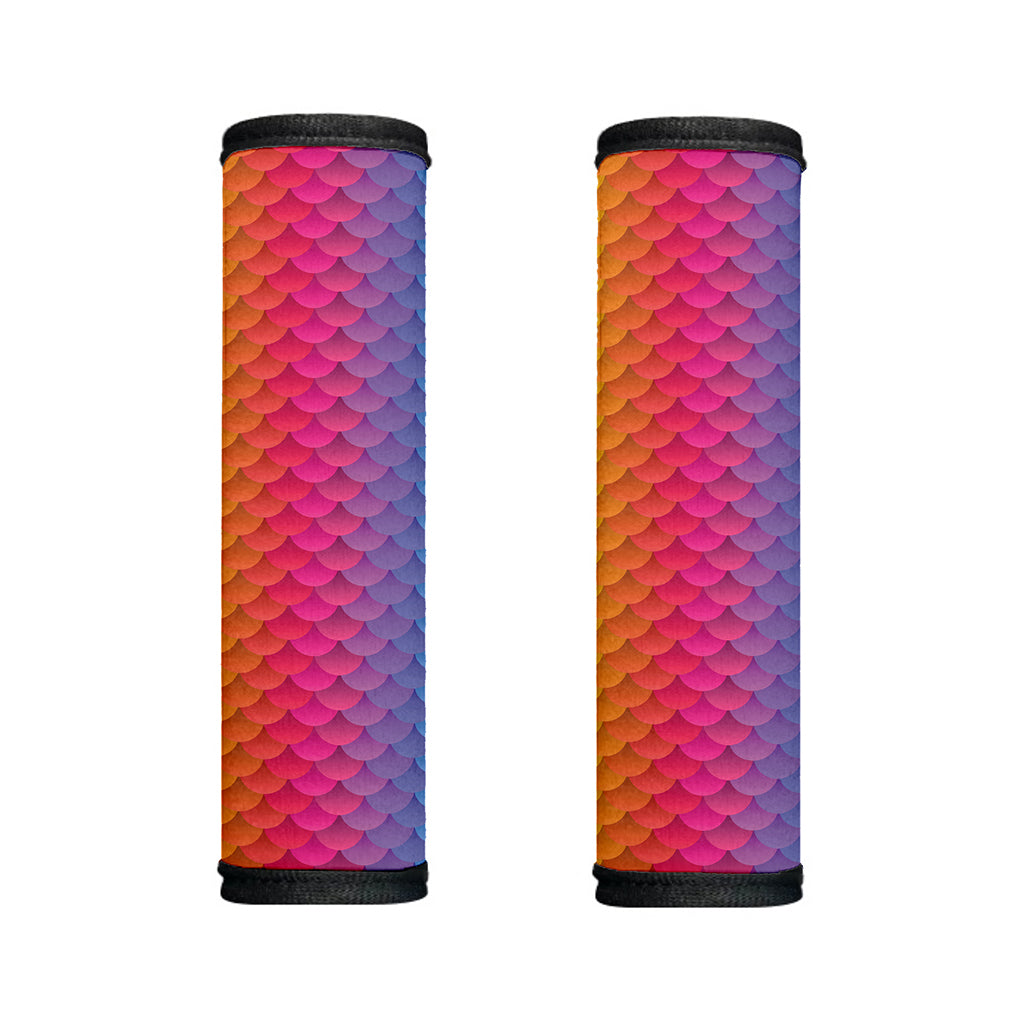 Rainbow Mermaid Scale Pattern Print Handle Covers