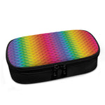 Rainbow Mermaid Scale Pattern Print Insulin Cooler Travel Case