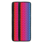 Rainbow Mermaid Scale Pattern Print Refrigerator Handle Covers