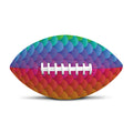 Rainbow Mermaid Scale Pattern Print Rugby Ball
