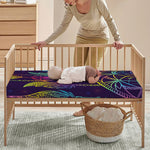 Rainbow Native Dream Catcher Print Baby Crib Sheet