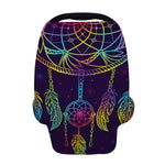 Rainbow Native Dream Catcher Print Baby Seat Cover