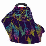 Rainbow Native Dream Catcher Print Baby Seat Cover