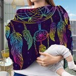 Rainbow Native Dream Catcher Print Baby Seat Cover