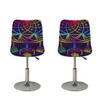 Rainbow Native Dream Catcher Print Bar Stool Covers